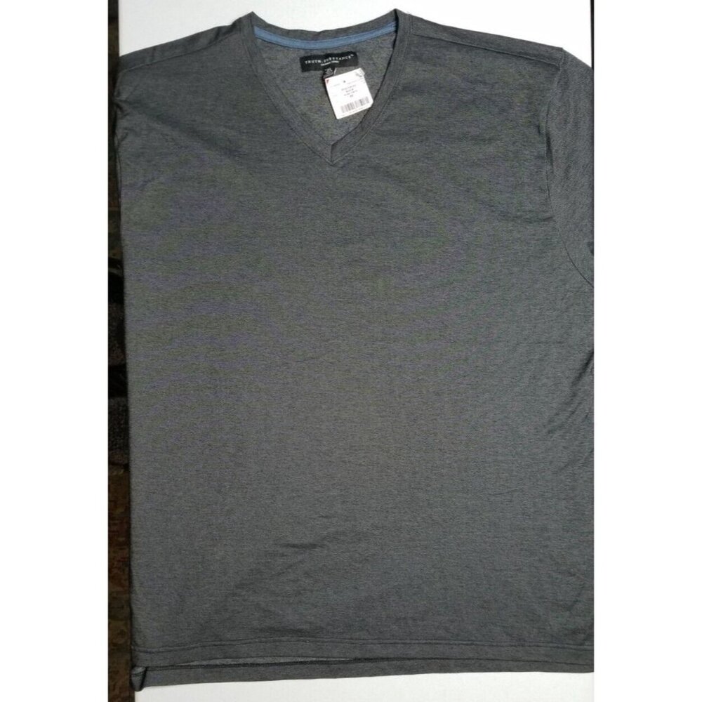 Truth Substance Common Sense Short Sleeve V-Neck T-Shirt NWT Men's Big & Tall 4X
